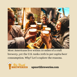 Most Americans live near a brewery