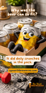 April’s roundup of our Up North beer jokes! View all the beer-themed laughs we shared last month in this gallery-style post.