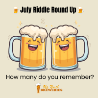 Monthly roundup of our July Up North beer jokes! View all the beer-themed laughs we shared last month in this gallery-style post.