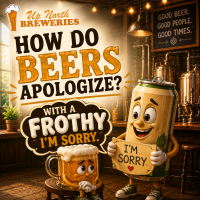 Monthly roundup of our September Up North beer jokes! View all the beer-themed laughs we shared last month in this gallery-style post.
